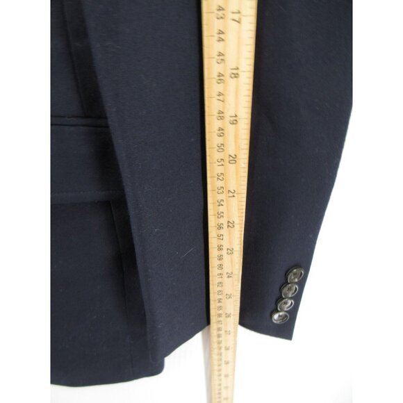 J Crew Sport Coat 44 Long Vitale Barberis Ludlow Blazer Wool Navy - Picture 6 of 14